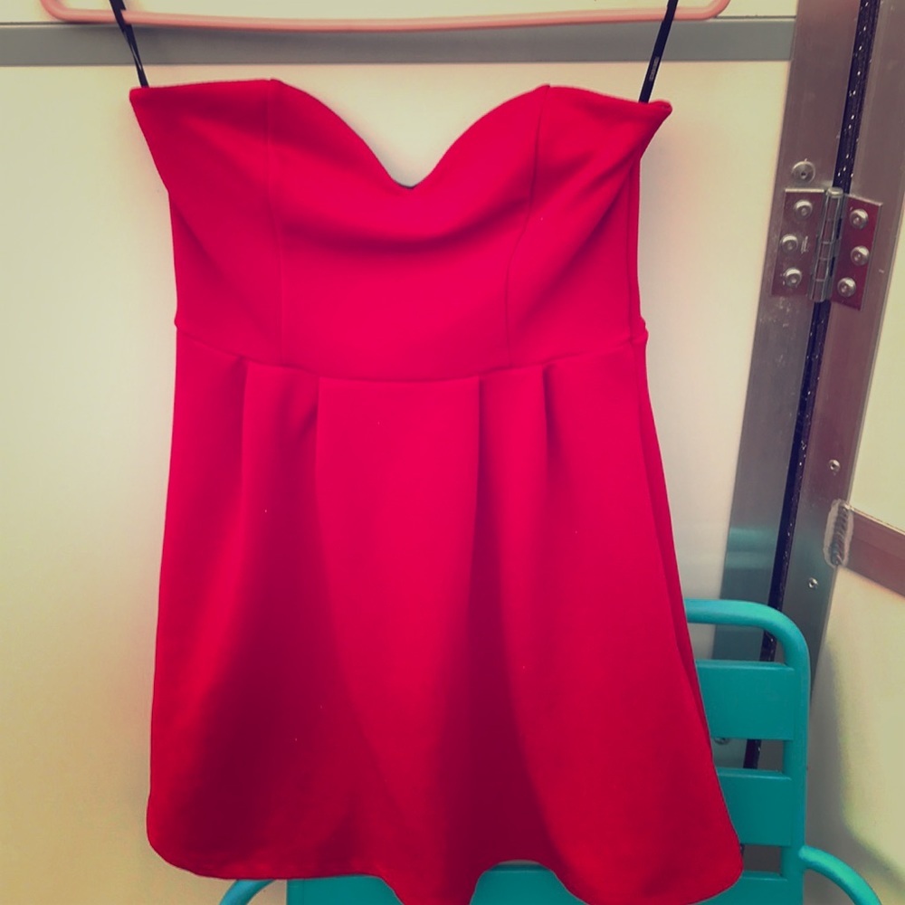 F21 NWOT S sexy red mini dress